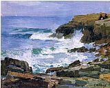 Edward Henry Potthast Looking out to Sea painting